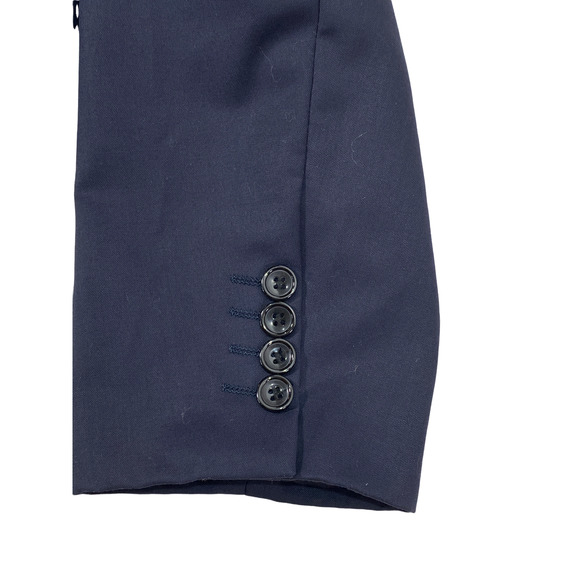 Bagozza Men's Size 44L US / 54 European 100% Wool Navy Lined Sports Jacket - Picture 6 of 9